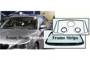 Front Rear Windshield Frame Strips